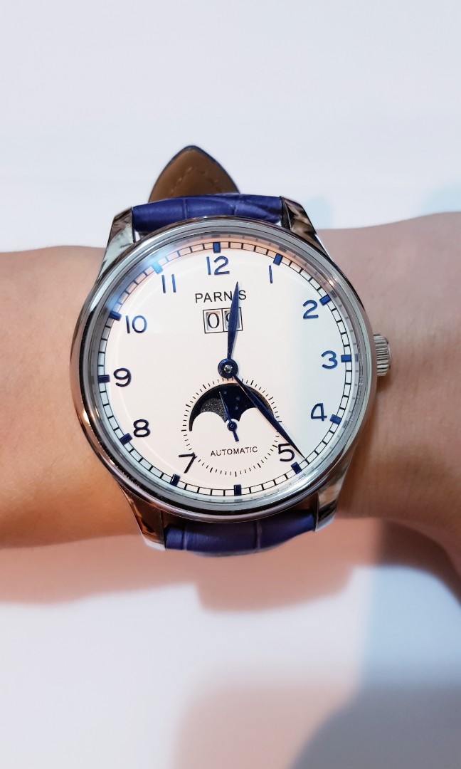 Parnis outlet moonphase watch