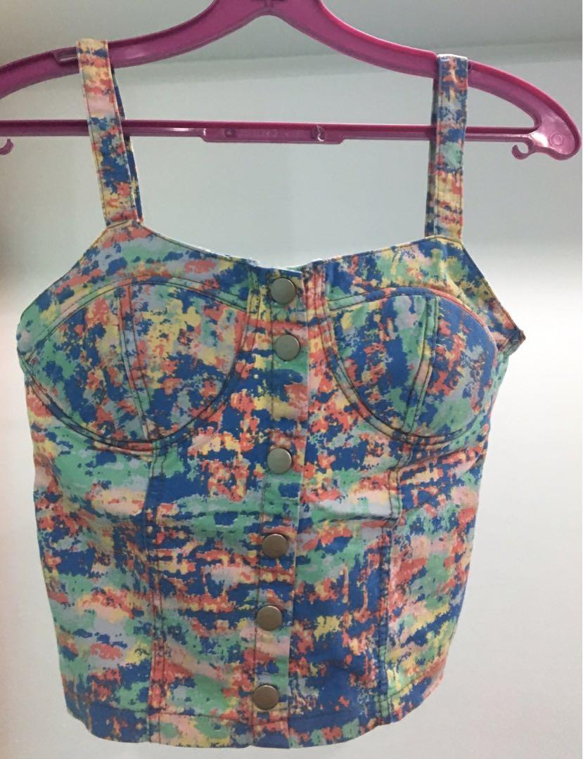 Pastel Bustier, Women's Fashion