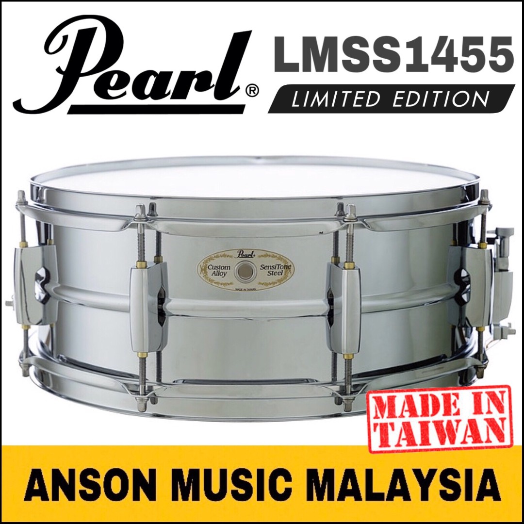 Pearl Sensitone Limited Edition Steel Snare Drum