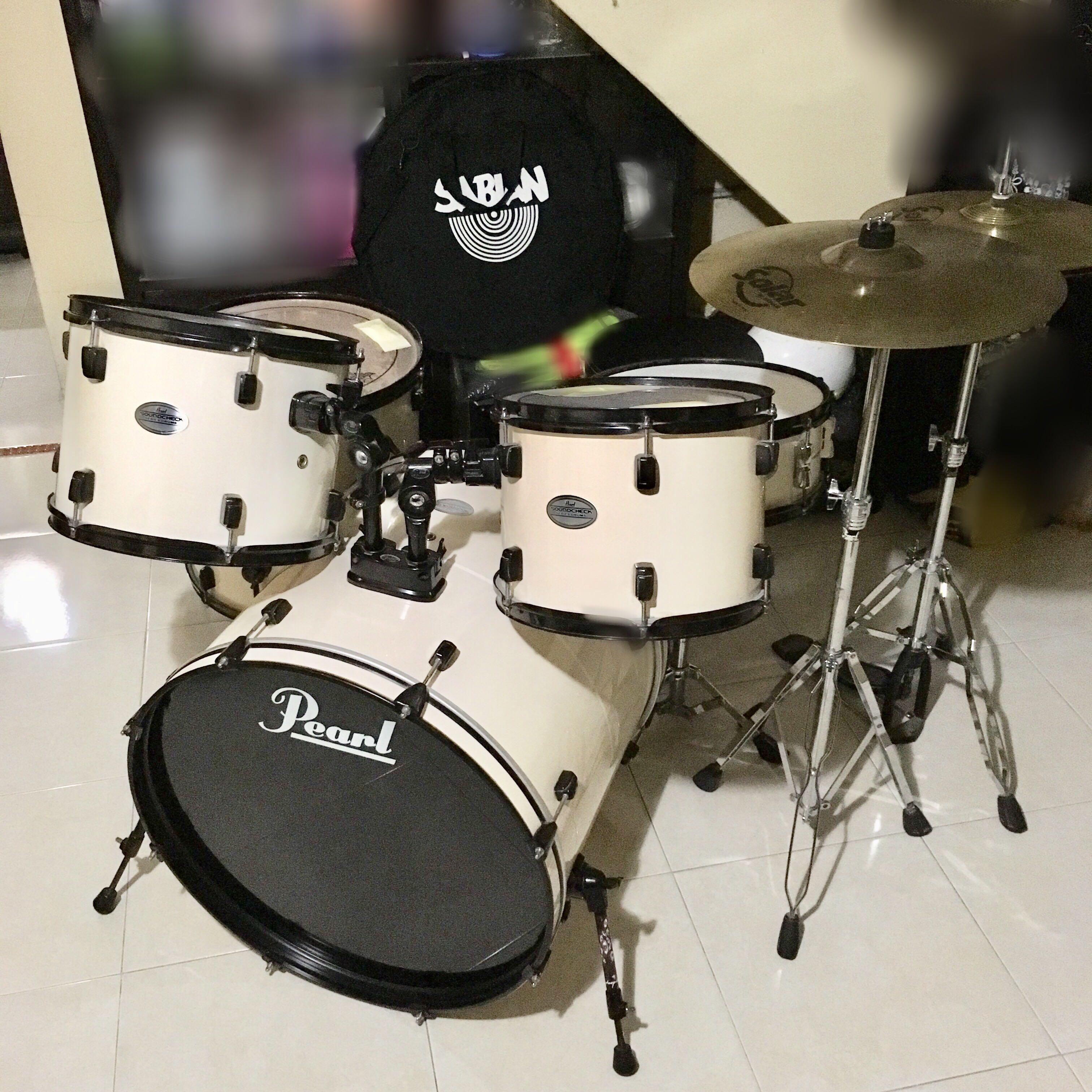Pearl soundcheck drum sale set