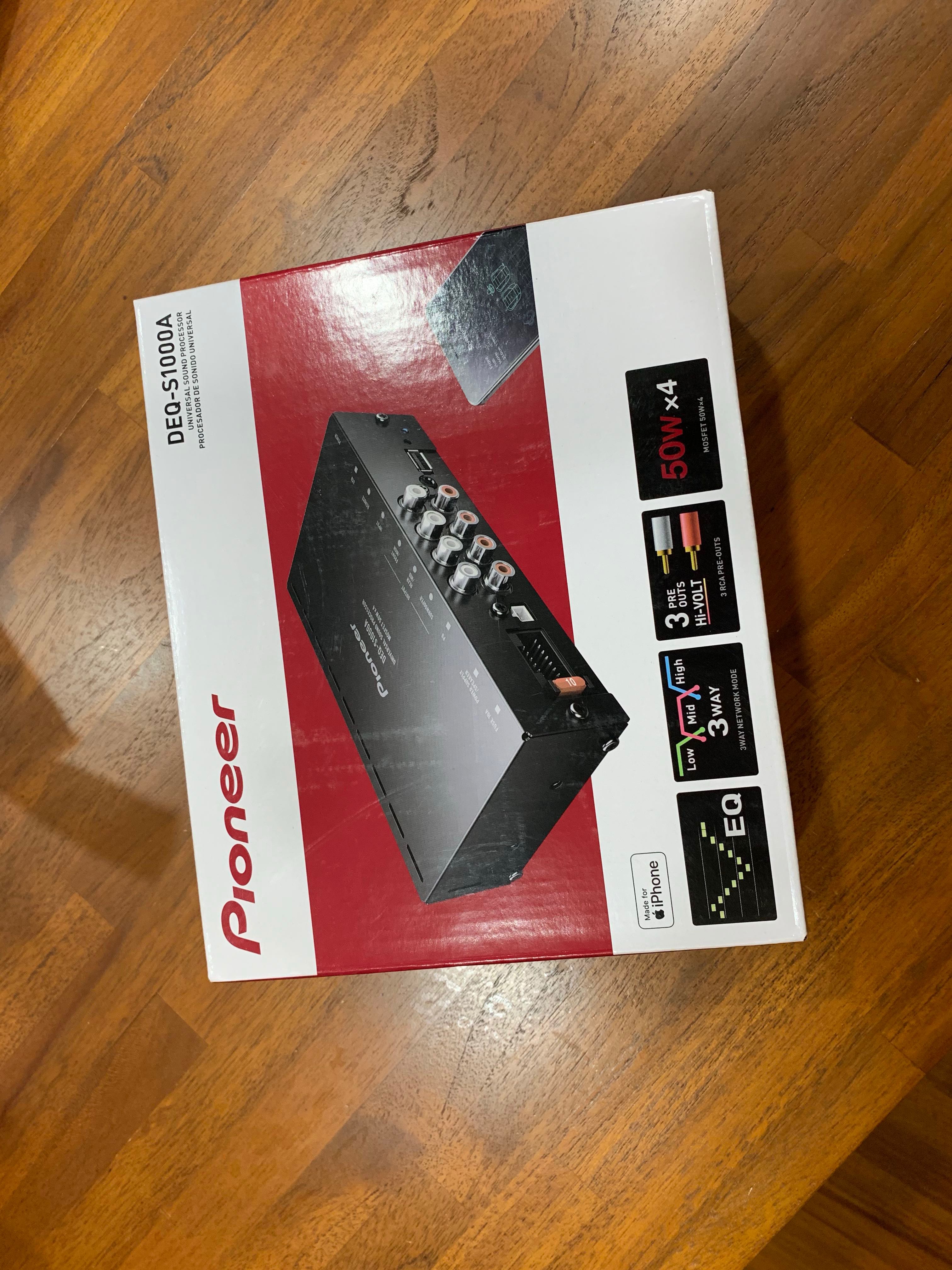 Pioneer DEQS1000A Universal Digital Sound Processor, Car Accessories