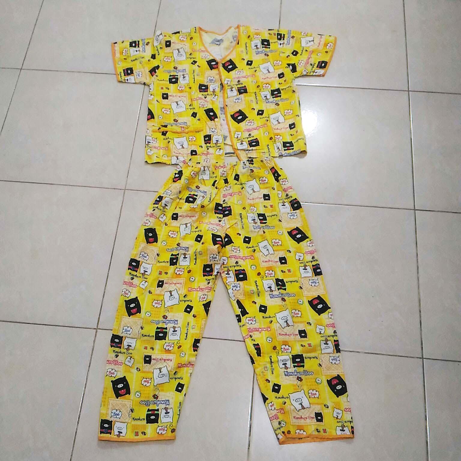 Piyama Baju Tidur Anak Unisex Perempuan Laki Laki Celana Panjang