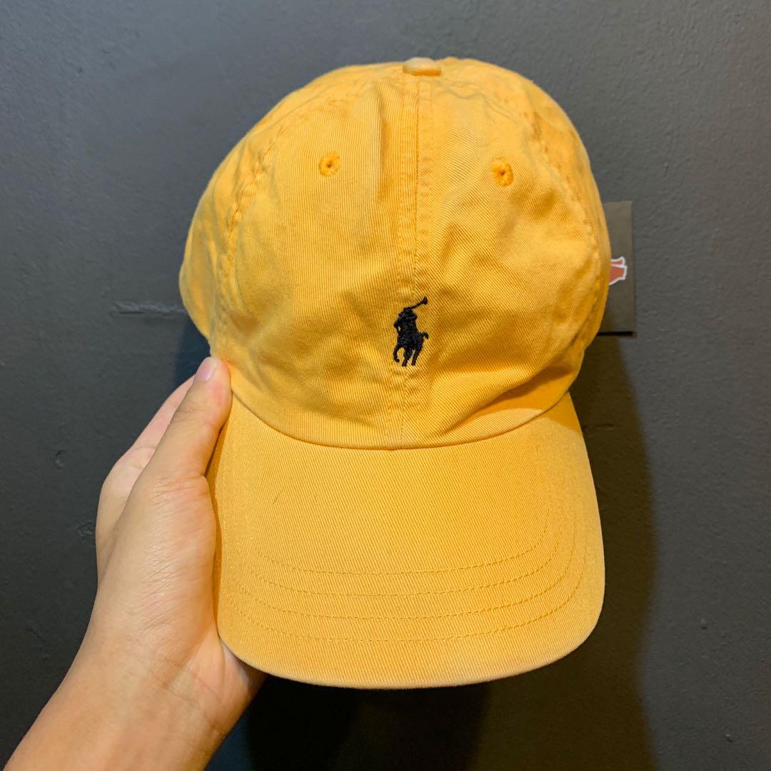 Polo Ralph Lauren Yellow Dad Cap, Men's Fashion, Watches & Accessories, Caps  & Hats on Carousell