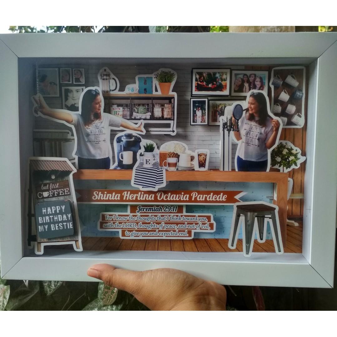 Pop Up Frame 3d Edisi Kado Ulang Tahun Photography On Carousell