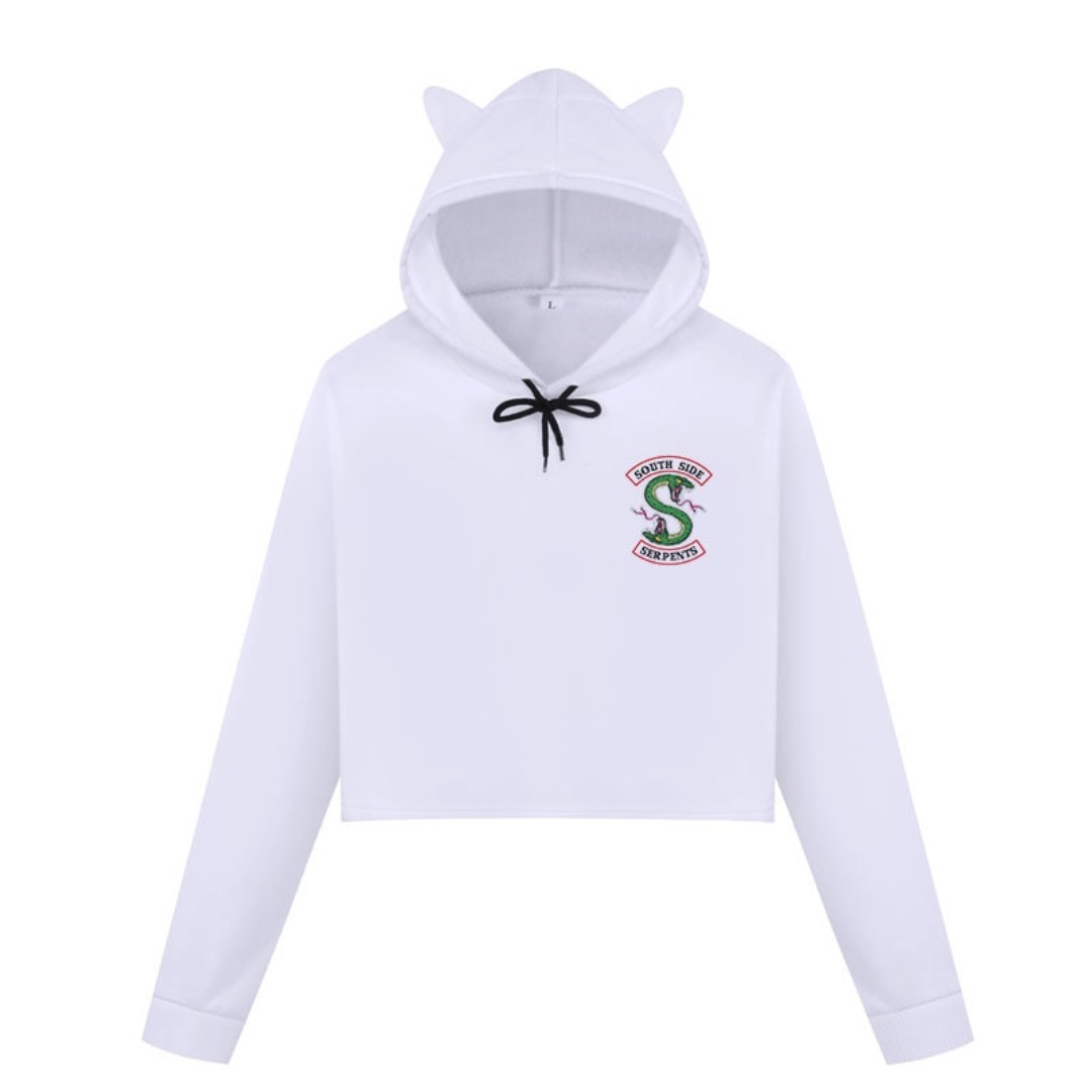 Preorder Riverdale Southside Serpents Cat Ear Hood Hoodie Women S Fashion Clothes Outerwear On Carousell