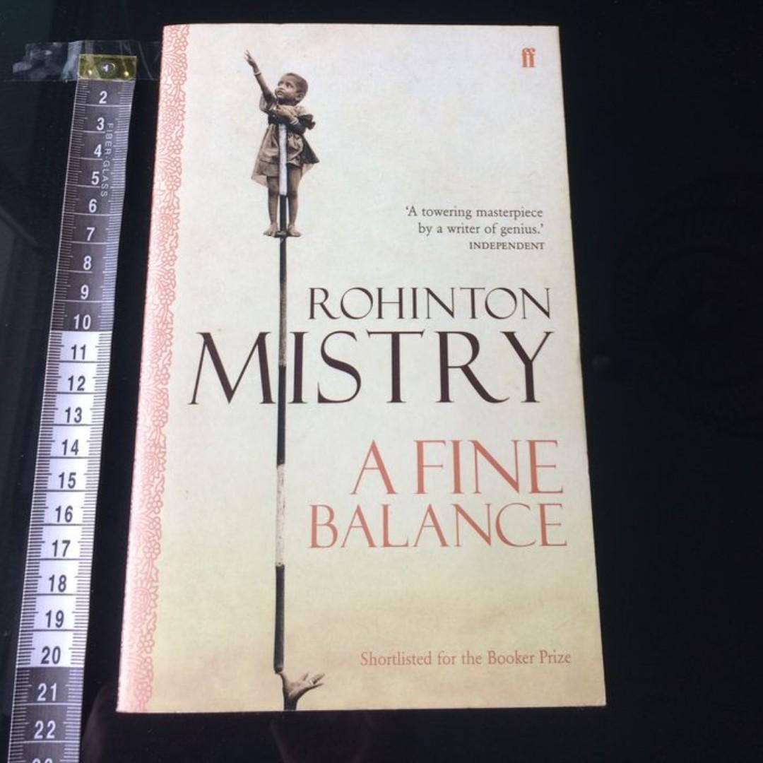 Rohinton Mistry A Fine Balance Rohinton Mistry Books Stationery Non Fiction On Carousell