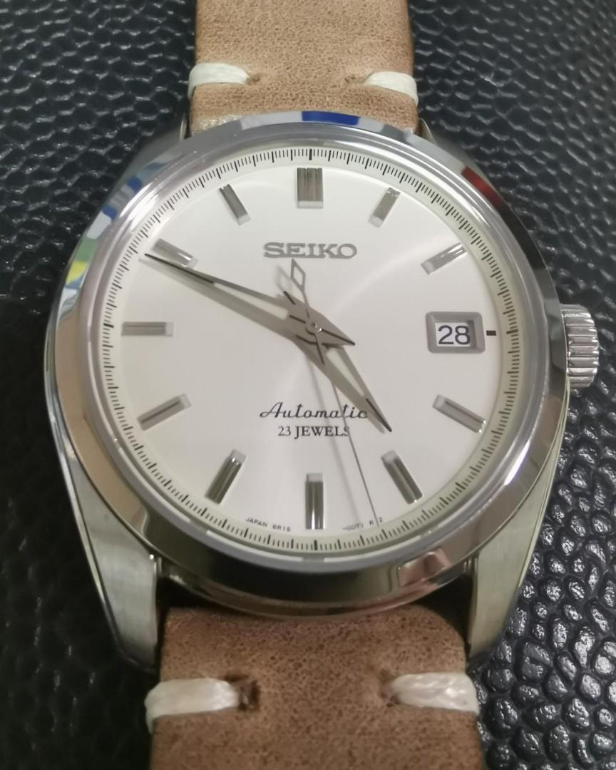 Seiko Cream Dial Automatic Dress Watch with 38mm Case, and Sapphire Crystal  #SARB035, Luxury, Watches on Carousell