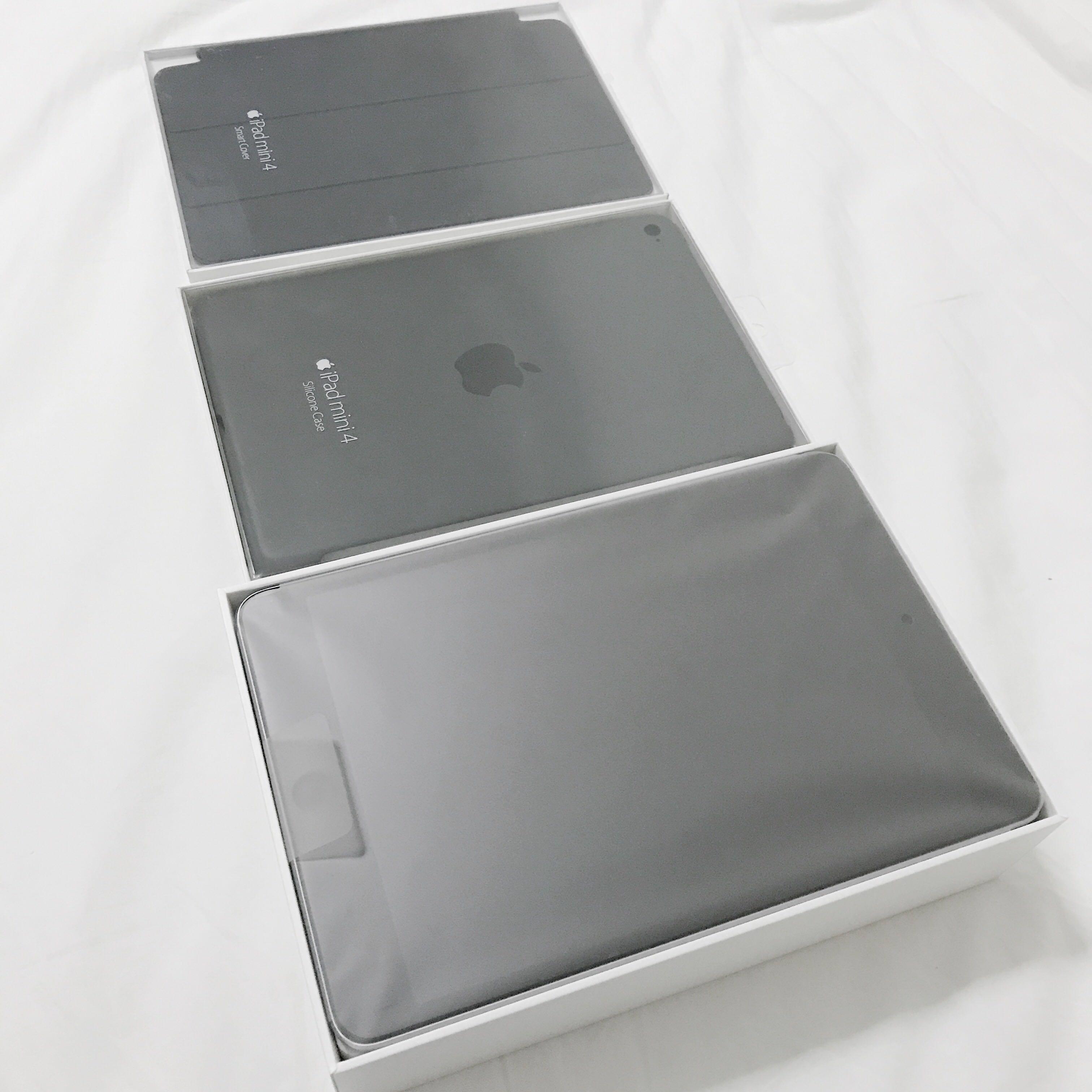 Sold Apple Ipad Mini 4 With Smart Cover Silicone Case Mobile Phones Tablets Tablets On Carousell