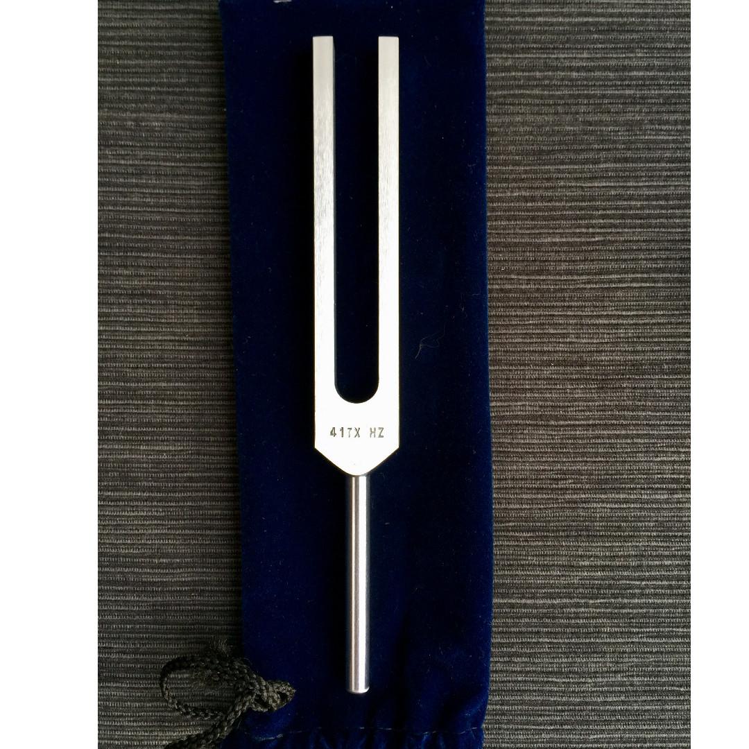 417 Hz Solfeggio Frequency Unweighted Tuning Fork, Health & Nutrition ...