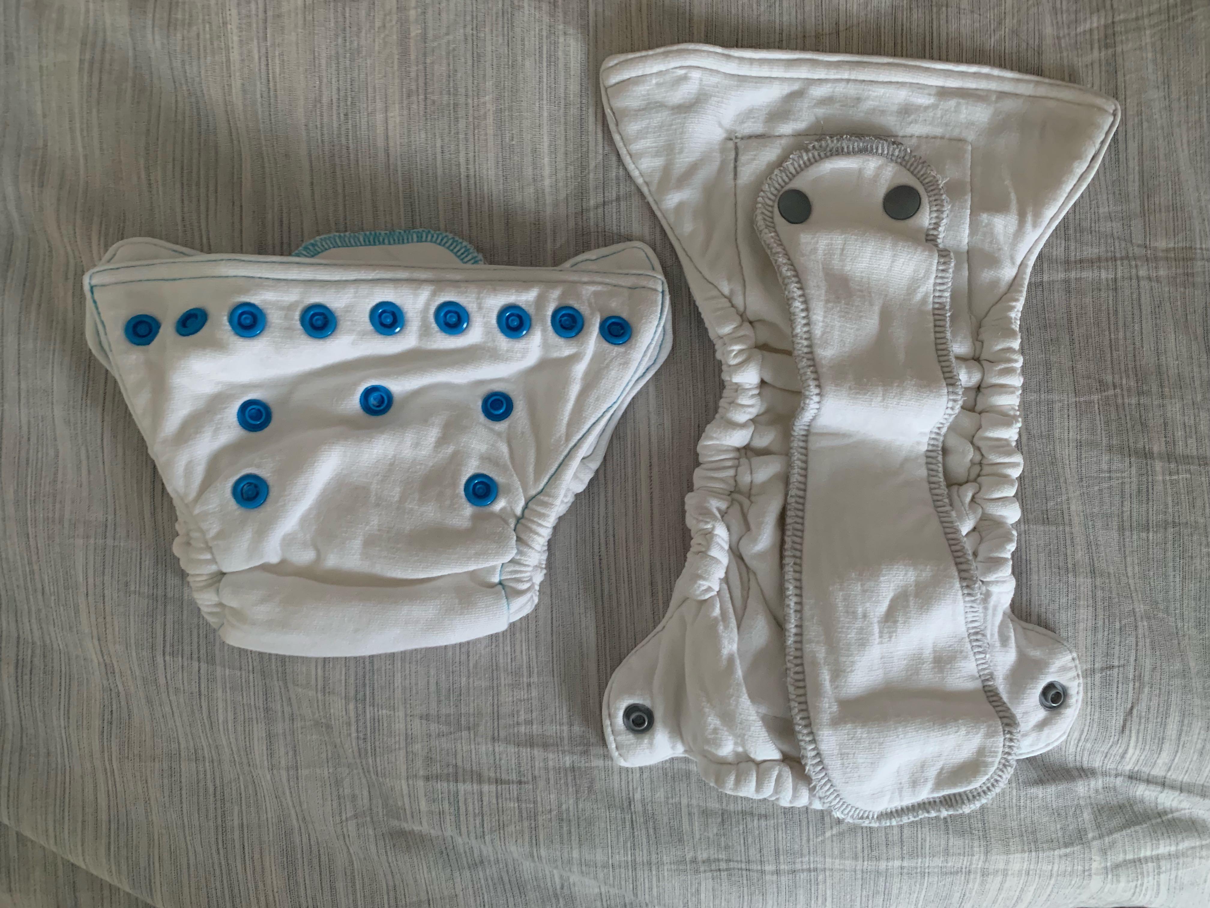 Thirsties Natural Newborn Fitted Cloth Diaper Babies Kids