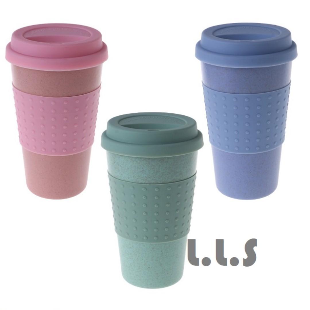 Travel Coffee Cup Reusable Bamboo Fibre Coffee Cups Eco Friendly Coffee Mug Kc1135 Singapore Seller 100 Authentic Home Appliances Kitchenware On Carousell