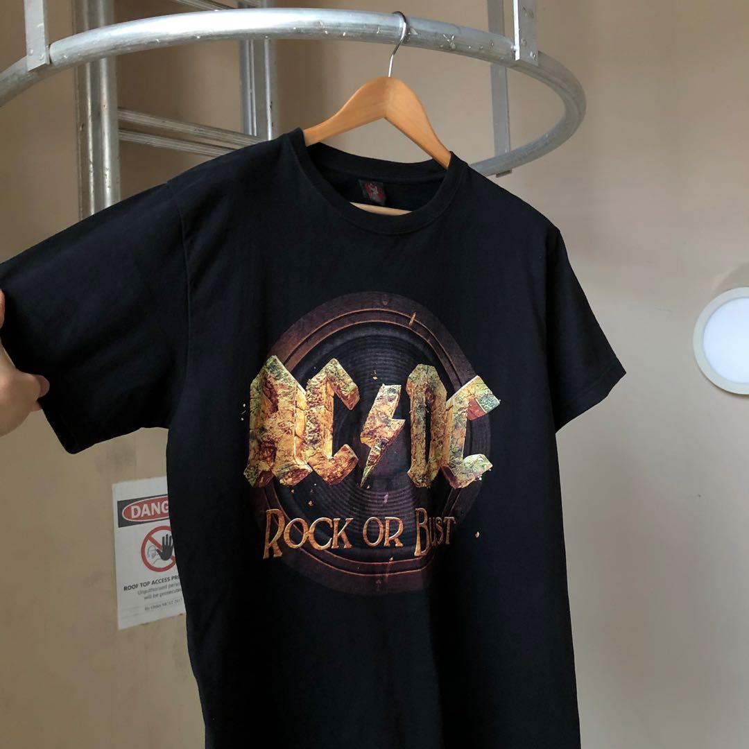 Vintage Acdc Tee Men S Fashion Clothes Tops On Carousell