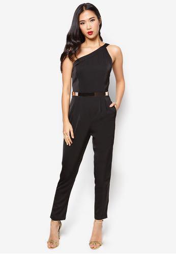 Zalora toga halter jumpsuit (Category: Jumpsuits) located in Manila. Submitted by declutter_____ (Listing ID 221549493, Image 1). Description: No belt. Never used. Bought this for 2,000..