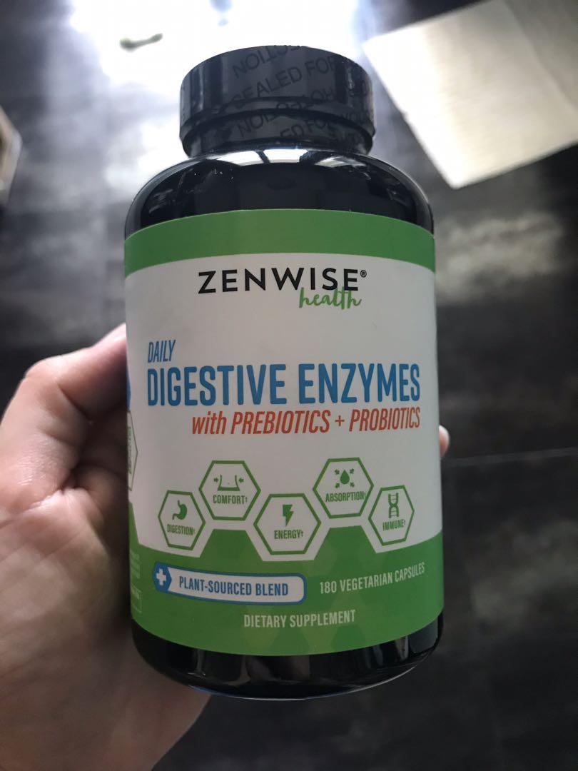 Zenwise Health Digestive Enzymes Health Nutrition Health Supplements Health Food Drinks Tonics On Carousell