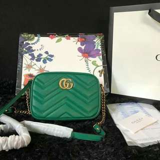 gucci green sling bag