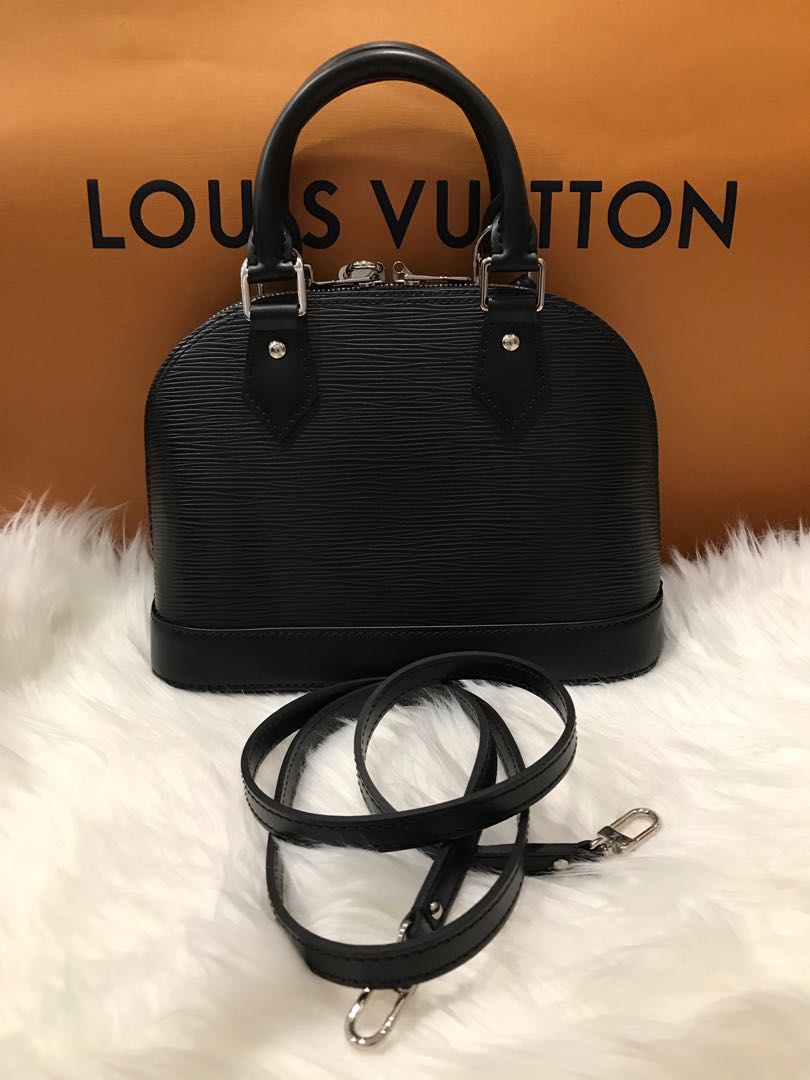 Original Louis Vuitton Alma BB Epi Indigo, Luxury, Bags & Wallets on  Carousell