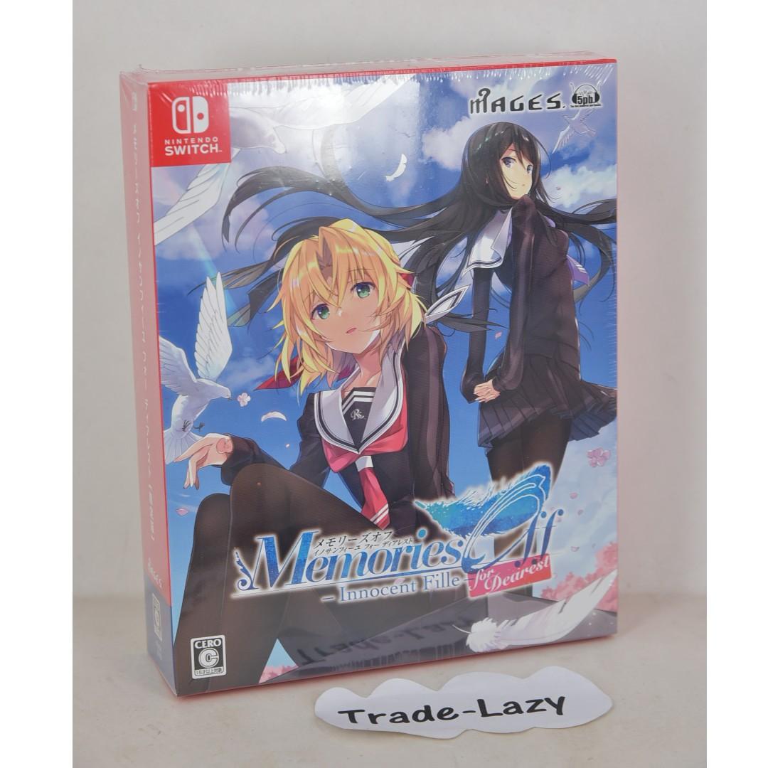 全新絕版 Ns Switch 告別回憶 無垢少女幸福結局 行貨限定版 中 日文 Memories Off Innocent Fille For Dearest 秋之回憶 遊戲機 遊戲機遊戲 Nintendo 任天堂 Carousell