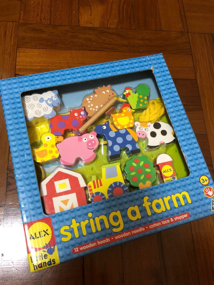 alex toys little hands string a farm