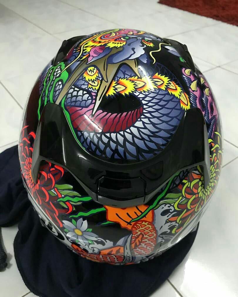 Arai Quantum J Oriental Black Glossy Auto Accessories on Carousell