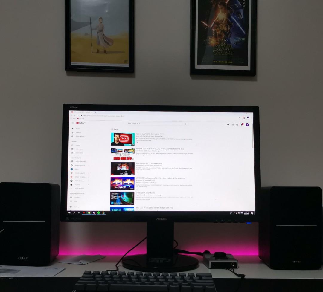Asus Vg248qe 144hz 1080 Pgaming Monitor Electronics Computer Parts Accessories On Carousell