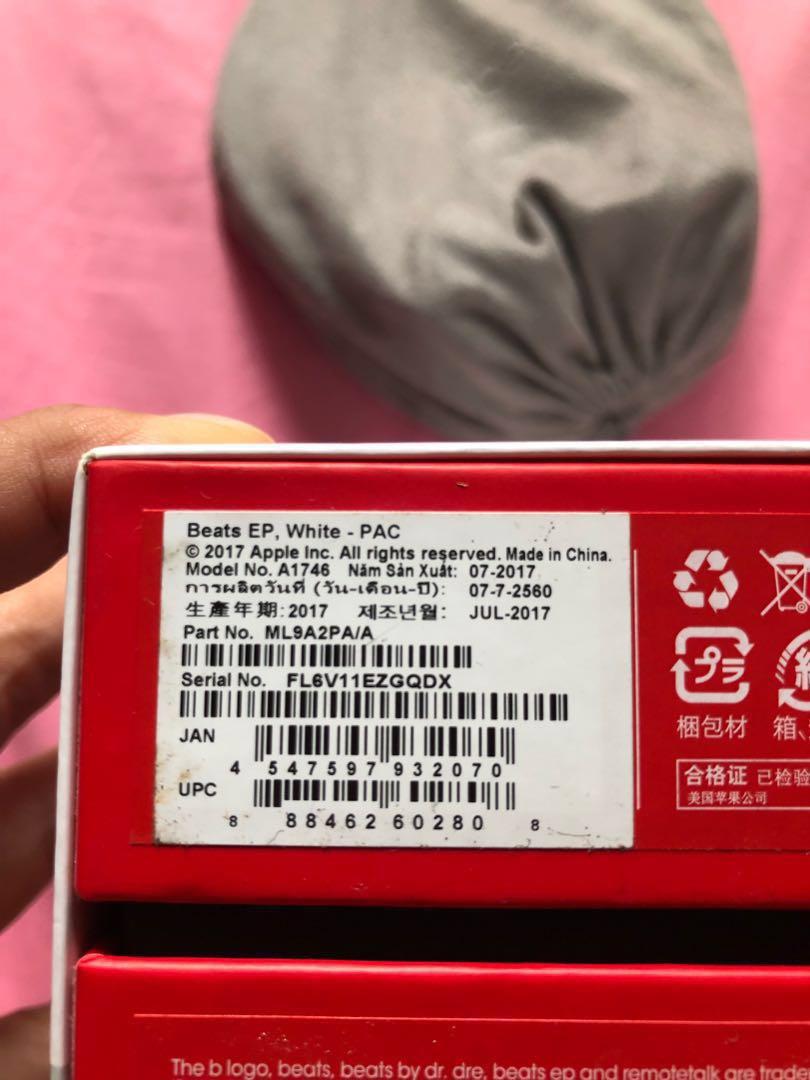 Beats EP white, Audio, Earphones on Carousell
