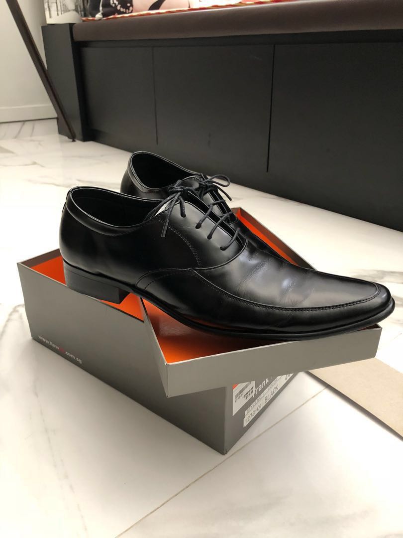 stylish black work shoes