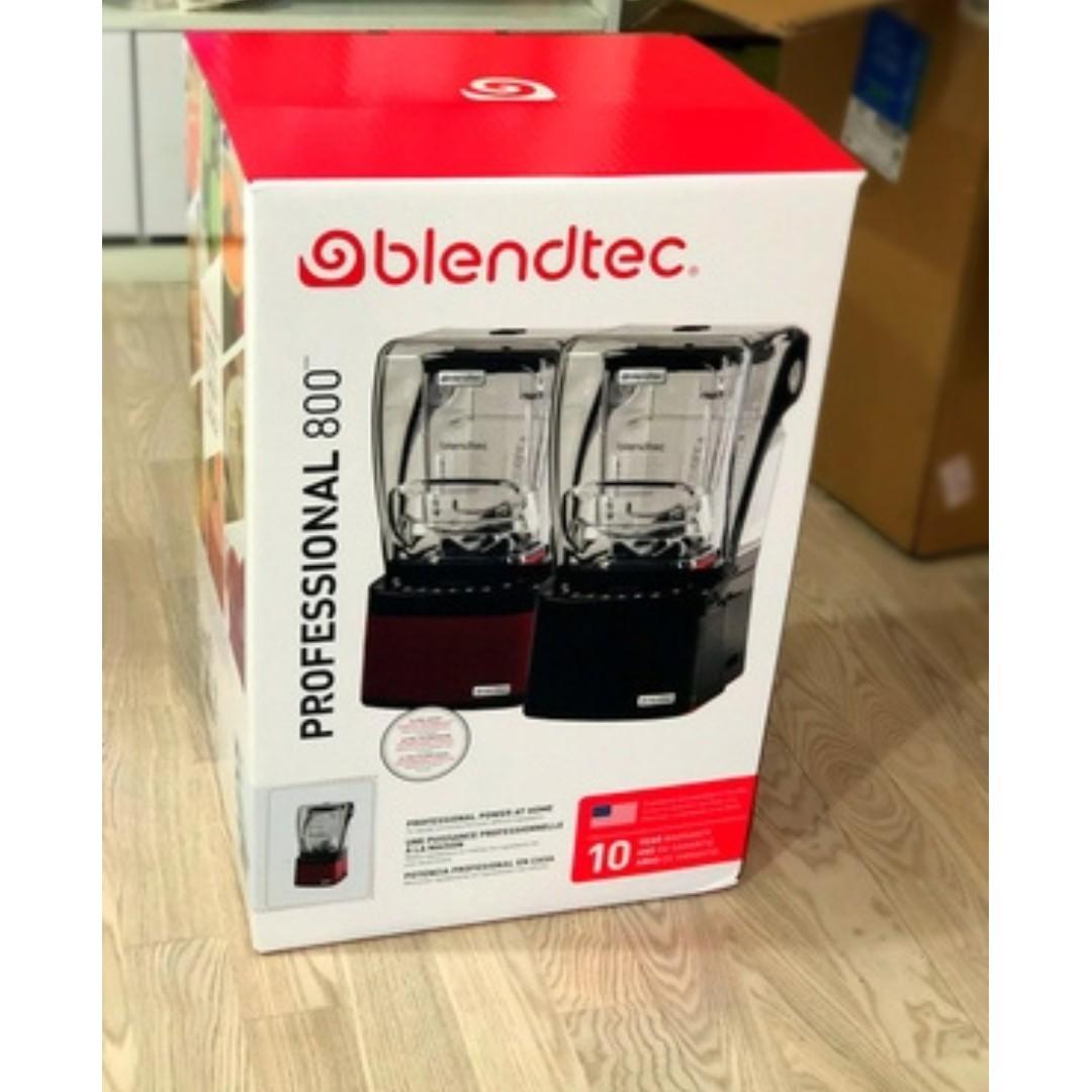 Blendtec Pro 800 Red 220V with WildSide Jar Health Nutrition