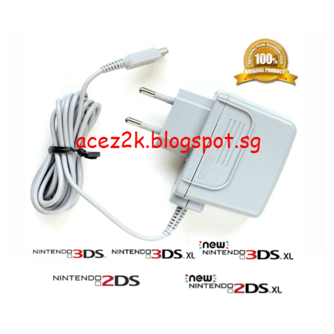 Bn Official 3ds 2ds New Xl Ll Ac Adapter Wap 002 Brand New Toys Games Video Gaming Gaming Accessories On Carousell