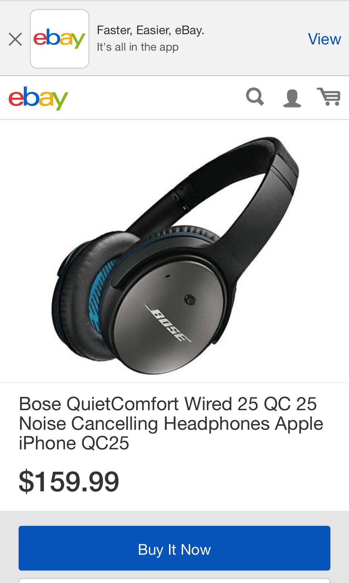 Bose Qc25 Noise Cancelling Headphones Electronics Audio On Carousell