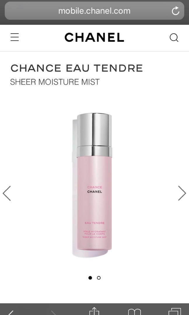 Chanel Eau Tendre body mist, Beauty & Personal Care, Fragrance