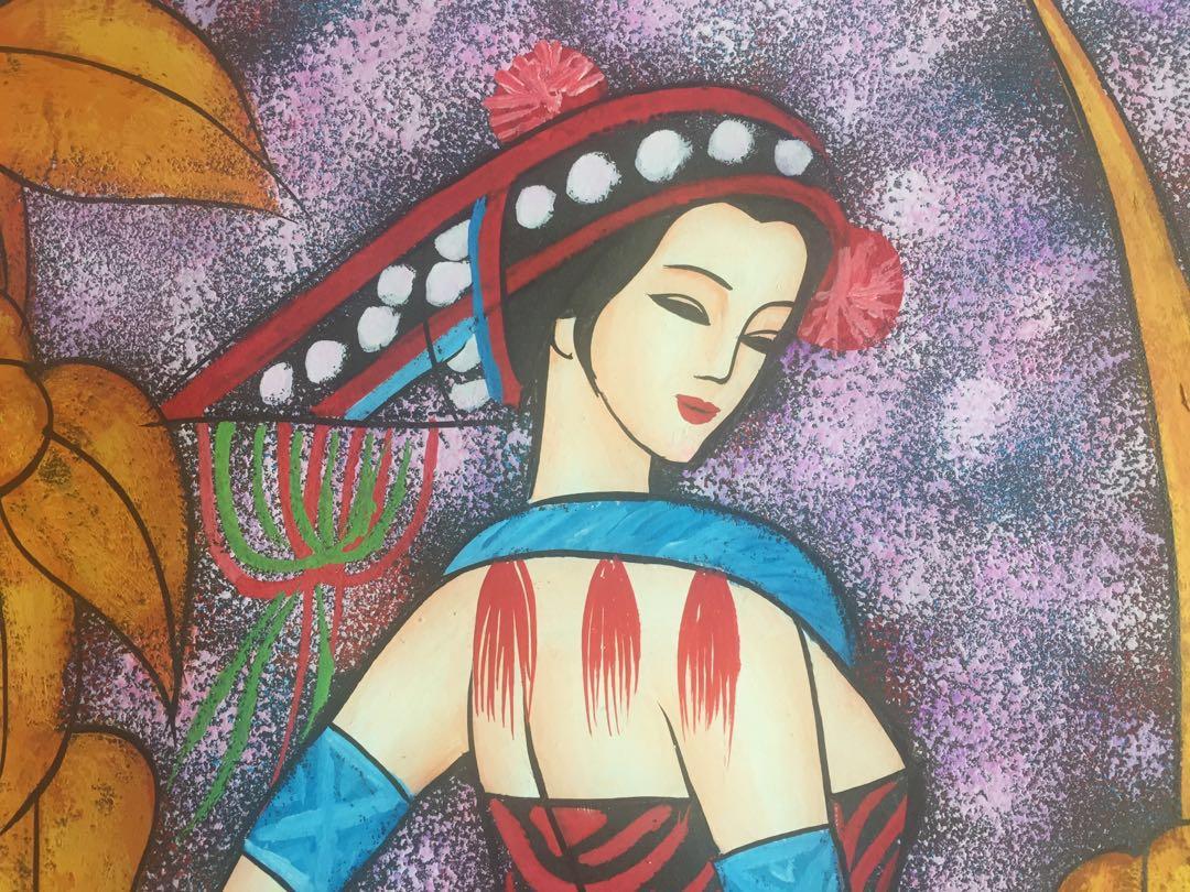 Chinese Painting Chinese Folk Art Vintage Collectibles