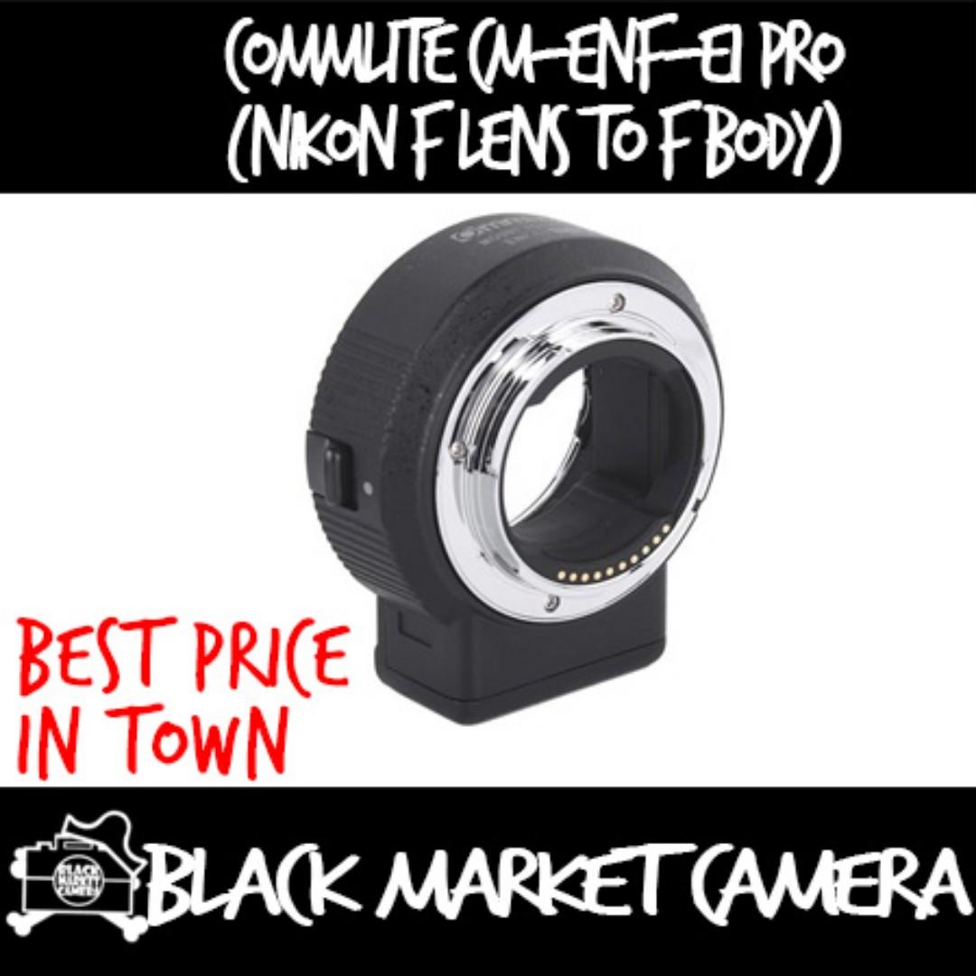 Bmc Commlite Cm Enf E1 Pro Nikon F Lens To E Body Photography Camera Accessories Others On Carousell