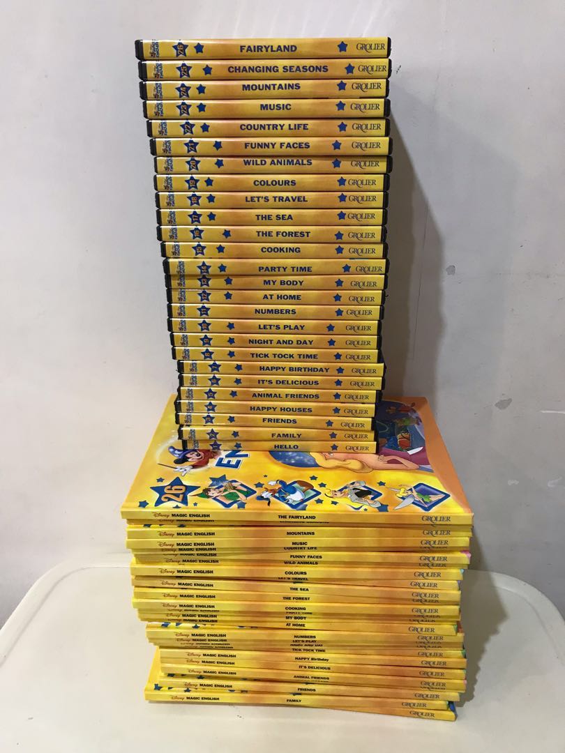 Complete Grolier series - Disney Magic English, Hobbies & Toys, Books ...