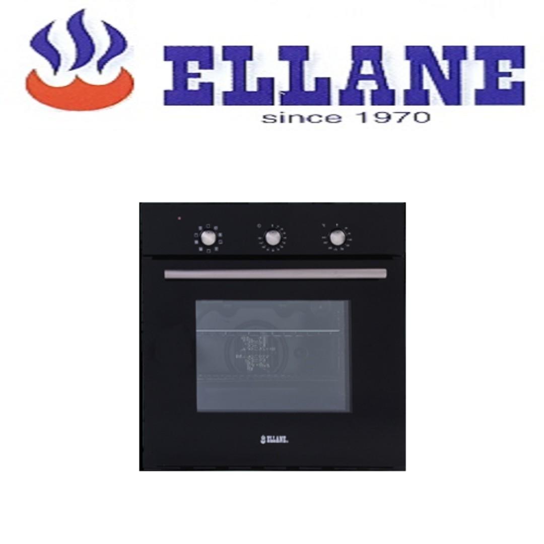 ELLANE B02AAP3S 56L BUILT IN OVEN WITH TEMPERED GLASS DOOR, TV & Home