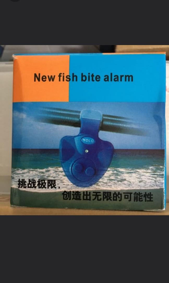Fishing accessories with tool box+ fish bite alarm + seahawk 66 spinning.  for sale., Sports Equipment, Fishing on Carousell