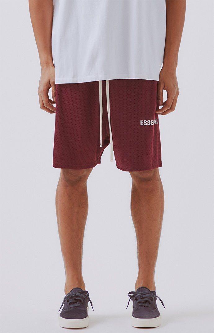 fear of god essentials mesh shorts