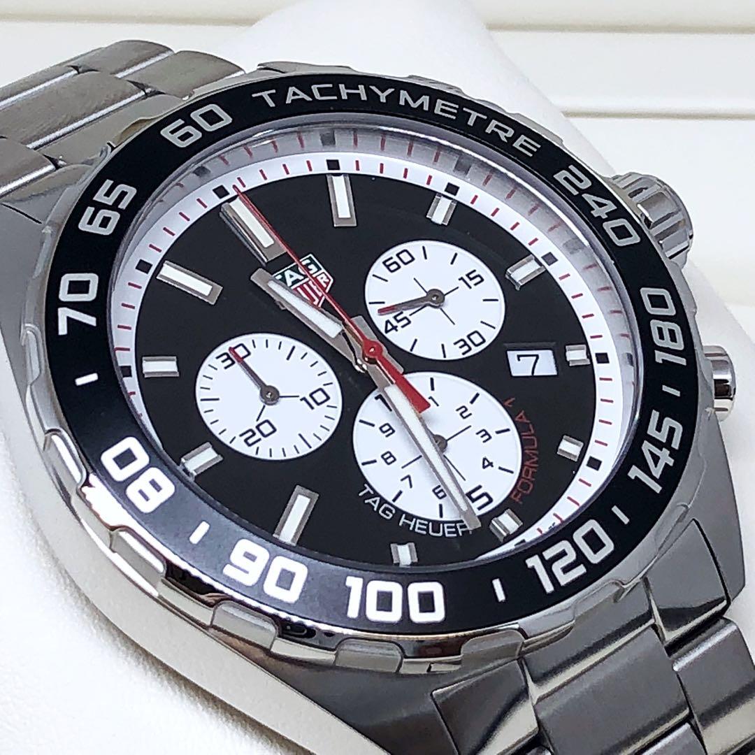 Fs Bnib Tag Heuer Formula 1 Quartz Chronograph Panda Dial 43mm Steel Watch Caz101e Ba0842 Luxury Watches On Carousell