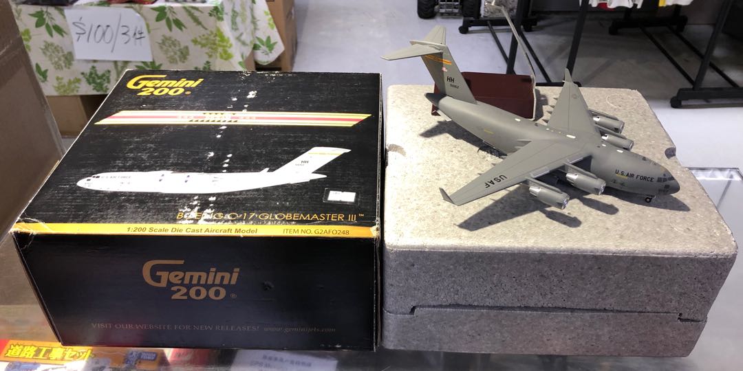 Gemini200 BOEING C-17 EDWARDS 軍用機 1/200