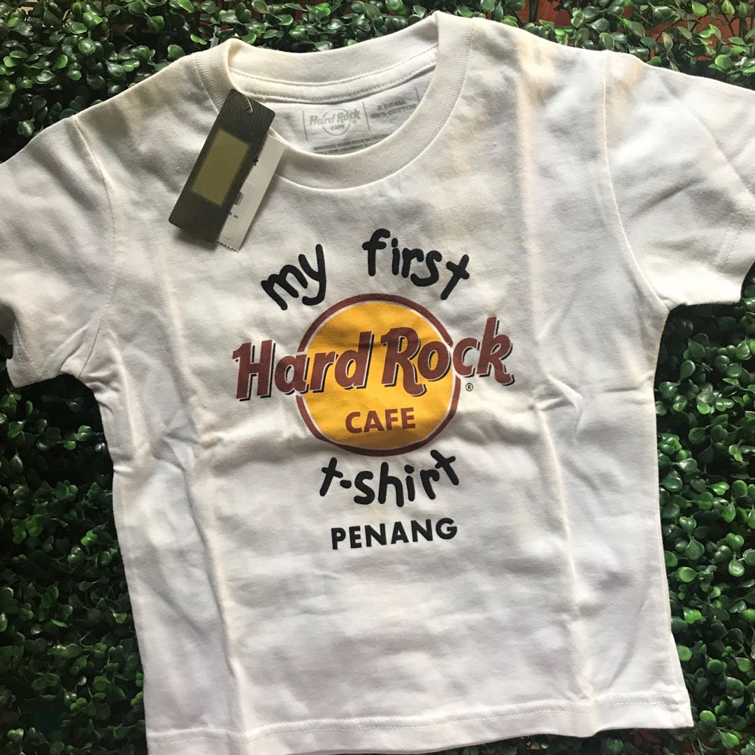 Hard Rock Cafe (Penang) My First Tshirt, Babies & Kids, Babies & Kids  Fashion On Carousell