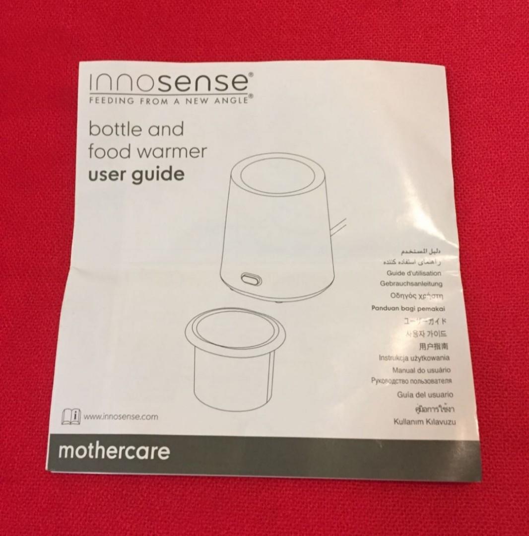 mothercare innosense bottle warmer