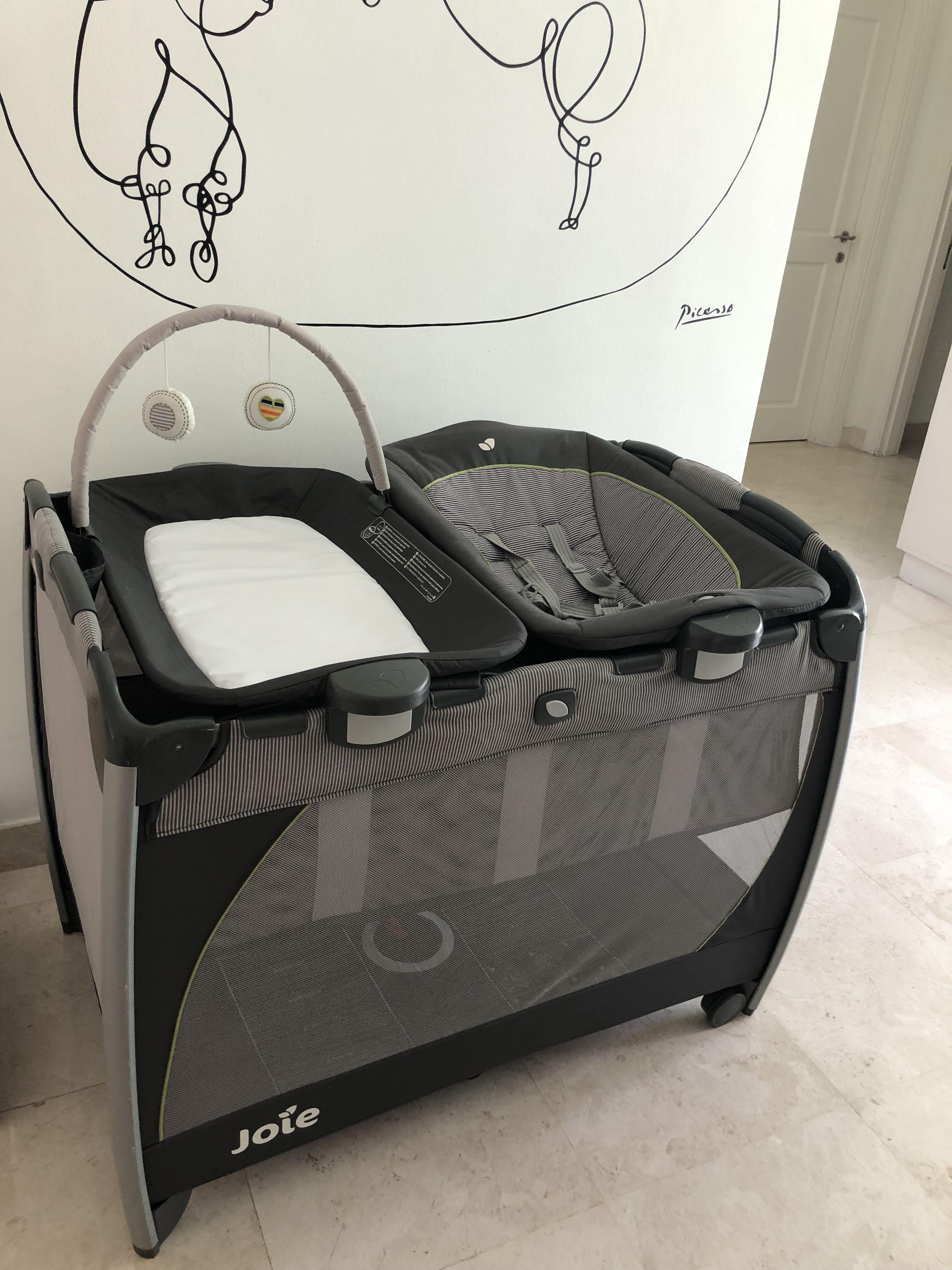 Joie Excursion Playpen Travel Cot Crib Babies Kids Cots