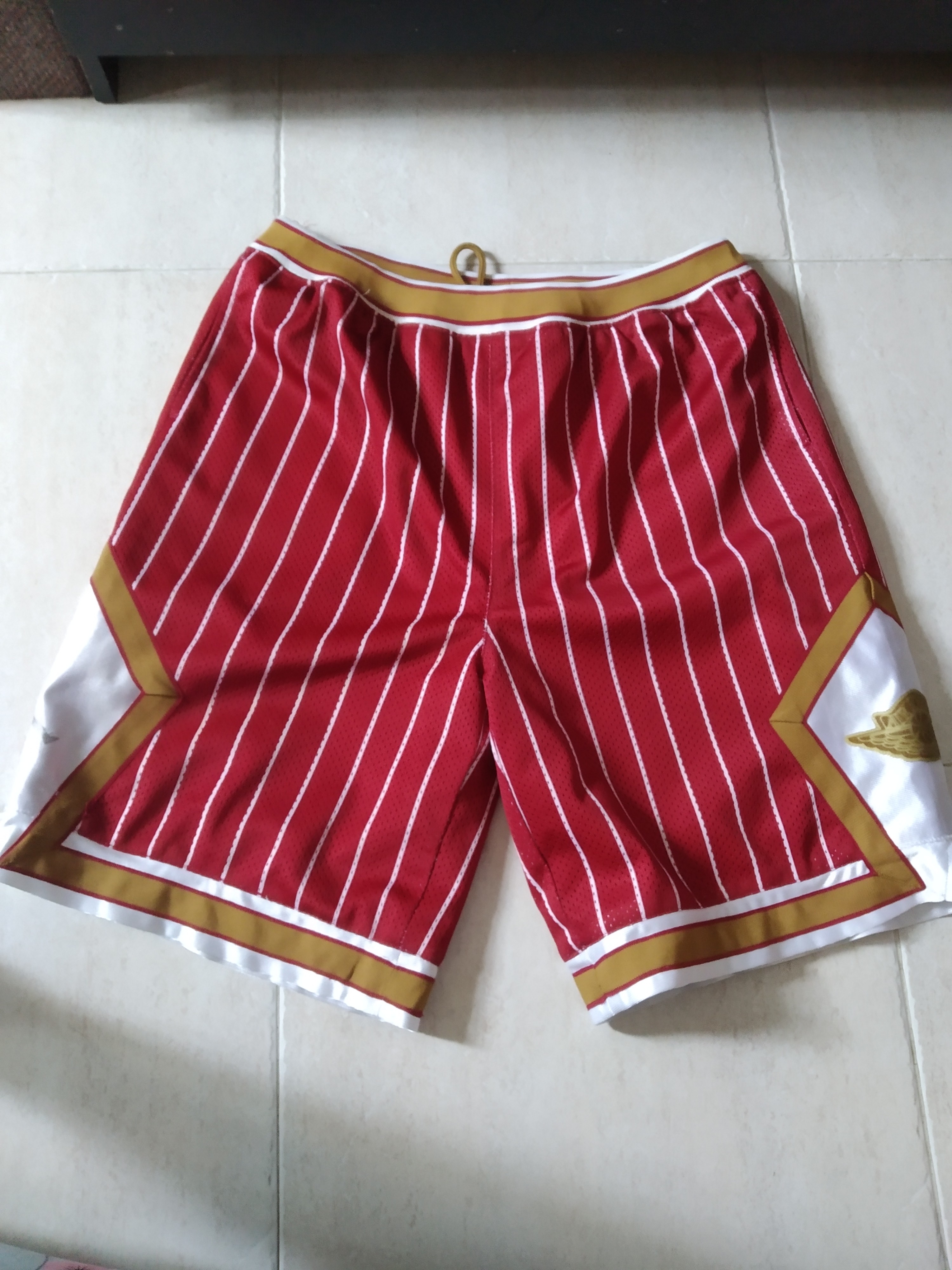 jordan pinstripe shorts