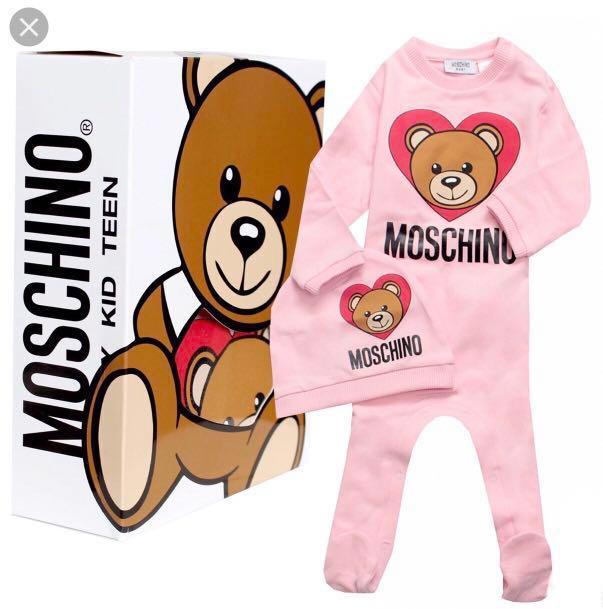 moschino baby gift set