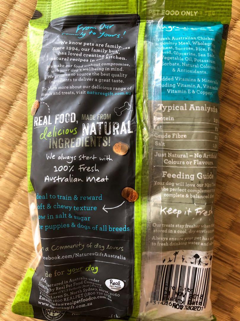 Nature s Gift Mini Treats Chicken Pet Supplies Pet Food on Carousell