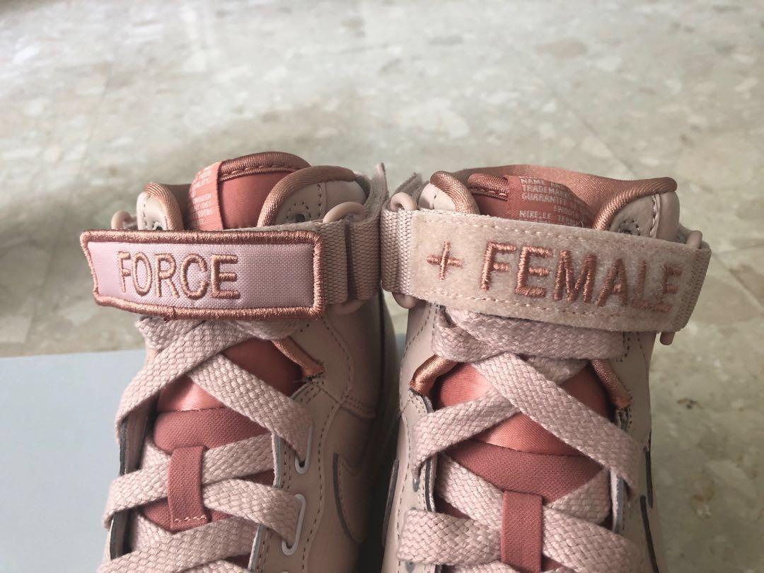 Air force 1 cheap high utility particle beige