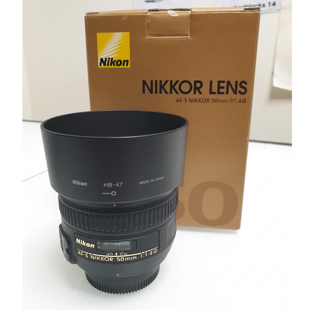 Nikon 50mm F 1 4 G Af S Nikkor Photography Lenses On Carousell