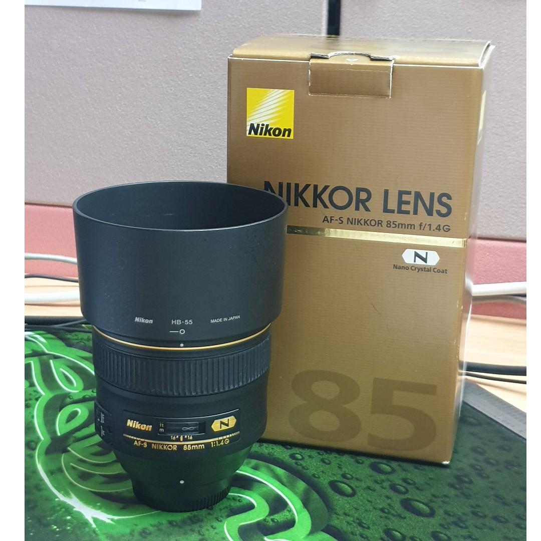 Nikon 85mm F 1 4 G Af S Nikkor Photography Lenses On Carousell