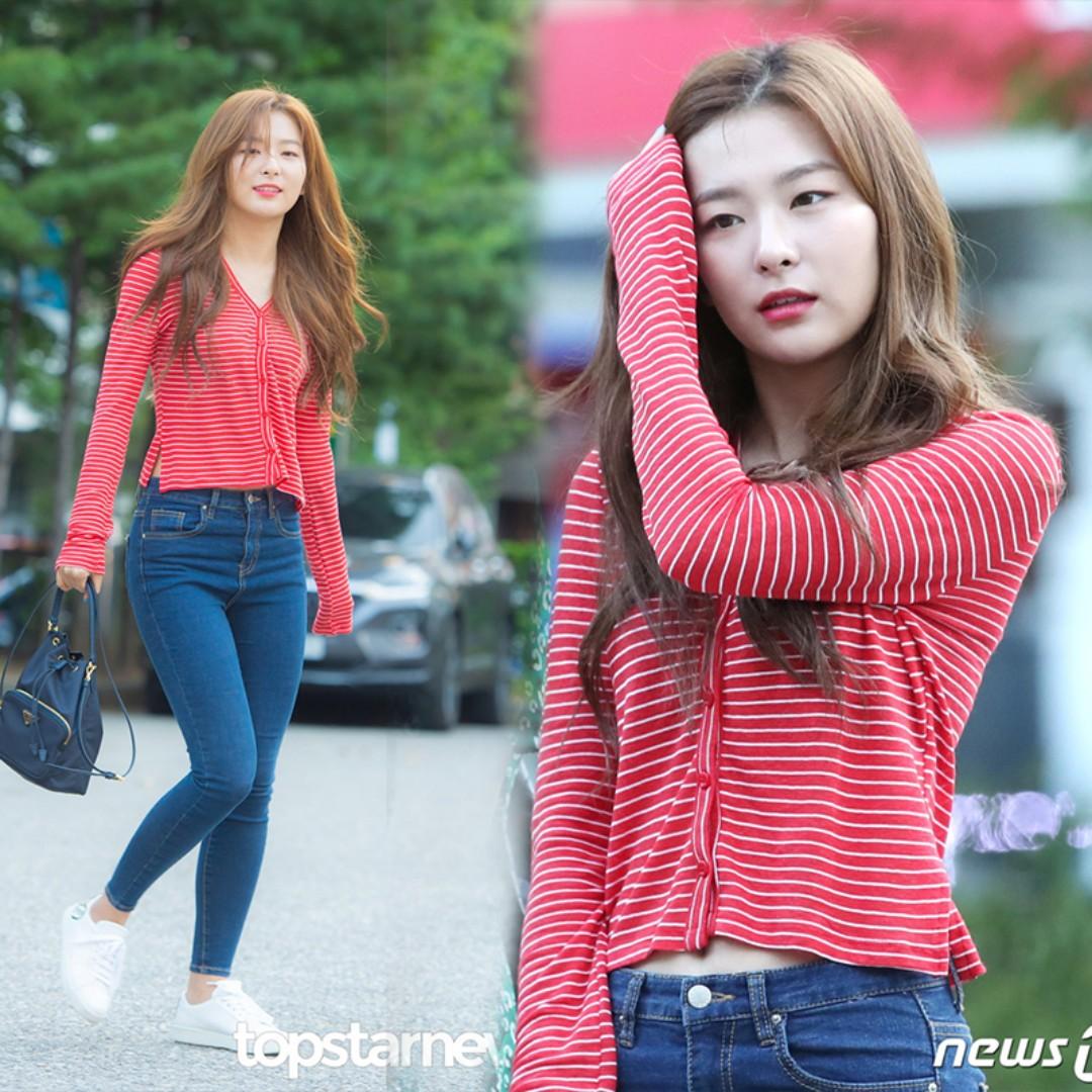 Red Velvet Seulgi Red Jacket Entertainment K Wave On Carousell