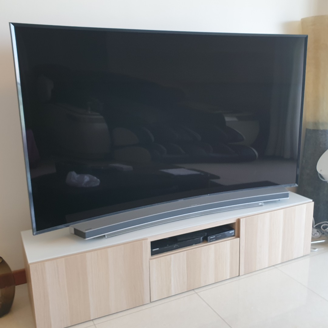 Samsung 4k Uhd Tv 78 Inch Curved Tv Home Appliances Tv Entertainment Tv On Carousell