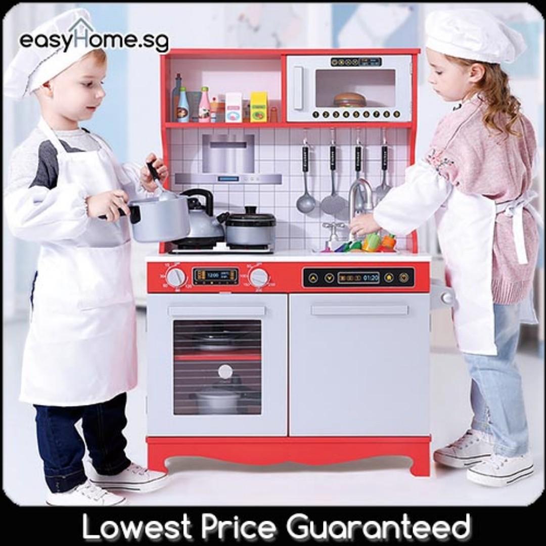 gourmet play kitchen set